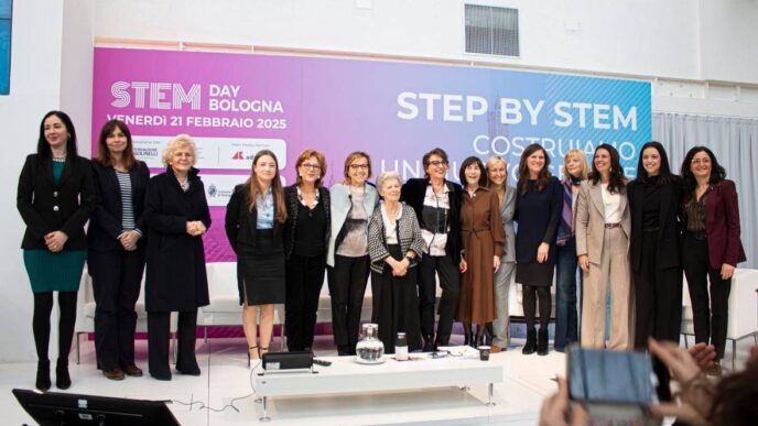 &Quot;Immagine Del Stem Women Congress 2025 A Bologna, Evento Focalizzato Sulla Parità Di Genere Nelle Stem.&Quot;