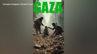 &Quot;Donald Trump In Un Video Controverso Su Gaza, Creato Con Intelligenza Artificiale E Condiviso Sui Social Media.&Quot;