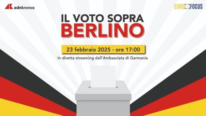 &Quot;Diretta Streaming Adnkronos Sulle Elezioni Federali In Germania, Domenica Dalle 17 Con Analisi E Ospiti.&Quot;