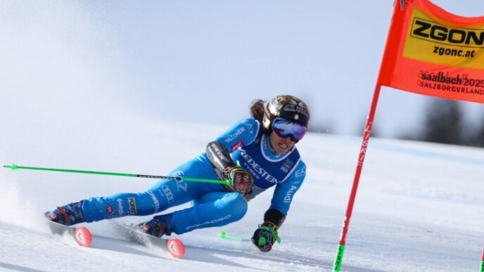 &Quot;Federica Brignone Seconda Dopo La Prima Manche Del Gigante A Sestriere, Nonostante La Febbre.&Quot;