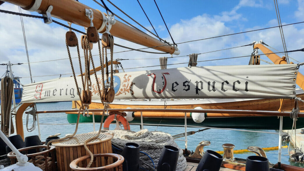 Alt: &Quot;La Nave Amerigo Vespucci In Arrivo A Trieste Per Il Tour Mediterraneo 2024 Il 1 Marzo.&Quot;