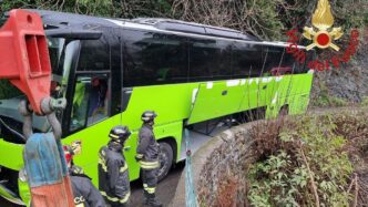 Pullman Flixbus Incastrato In