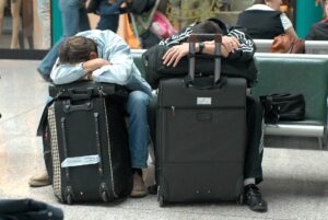 &Quot;Immagine Di Un Aeroporto Tedesco Paralizzato Durante Lo Sciopero Di 24 Ore Che Ha Colpito 11 Aeroporti E Causato La Cancellazione Di 3.400 Voli.&Quot;