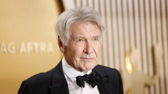 &Quot;Immagine Di Harrison Ford Che Annuncia La Sua Assenza Agli Oscar 2025 A Causa Del Fuoco Di Sant'Antonio.&Quot;