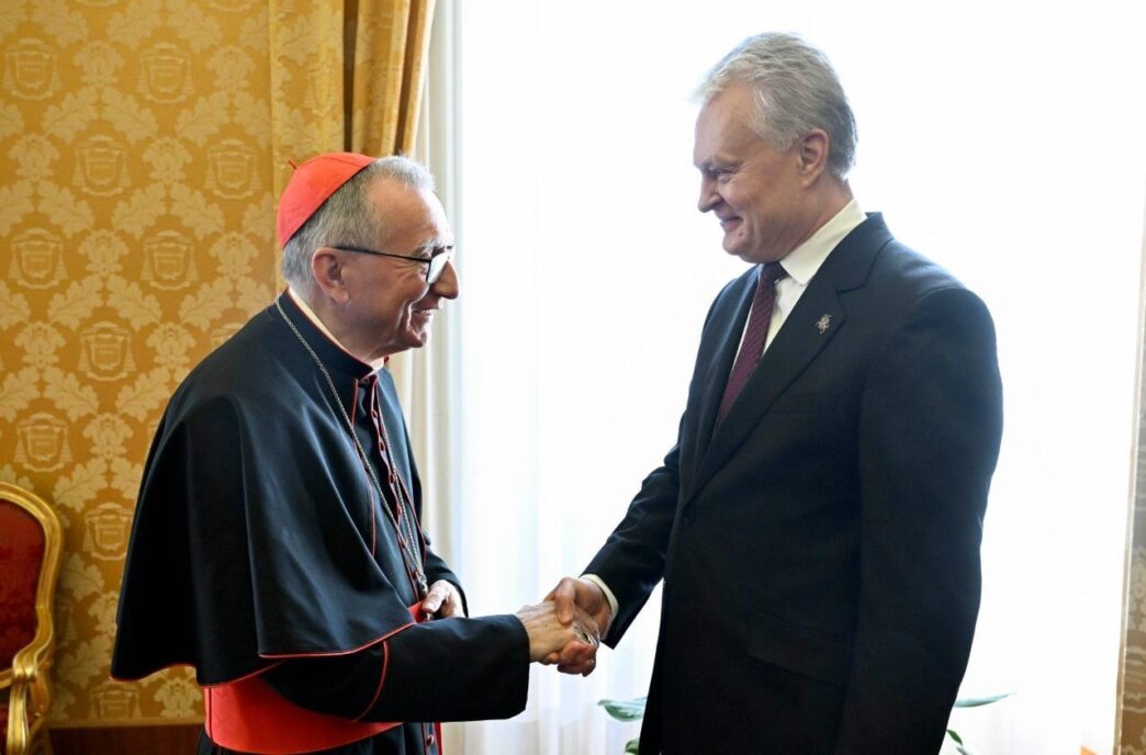 &Quot;Il Presidente Lituano Gitanas Nausėda Incontra Il Cardinale Parolin A Roma Per Discutere Questioni Diplomatiche.&Quot;