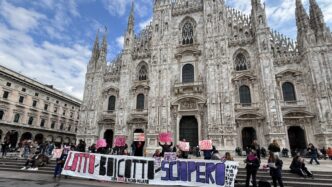 &Quot;Manifestazione 'Non Una Di Meno' A Milano Per L'8 Marzo Contro La Violenza Di Genere.&Quot;